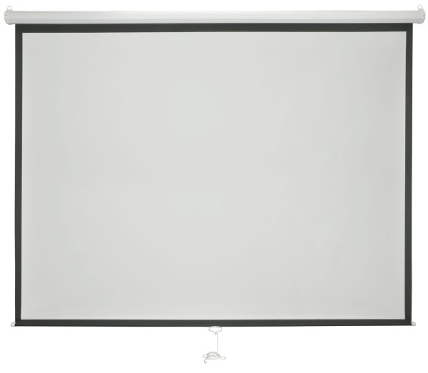 av:link MPS86-4:3 86 Inch Manual Projector Screen, 4:3, Suspended or Wall Mount