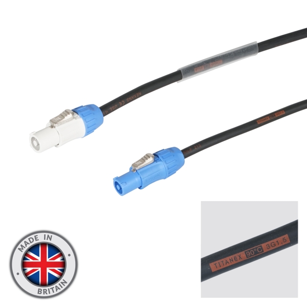 elumen8 1m PowerTwist Cable - 1.5mm H07RN-F