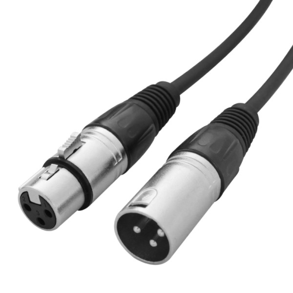 W Audio 1.5m XLR Male - XLR Female Microphone Cable
