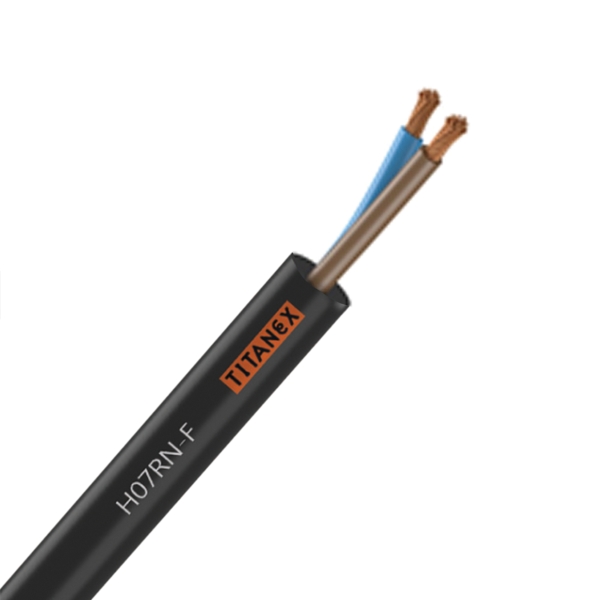 Titanex H07-RNF 1.5mm 2 Core Rubber Cable - 100M