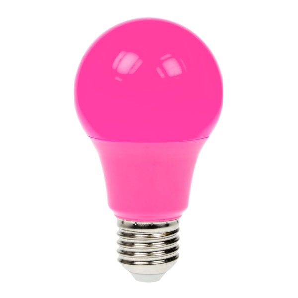 Prolite 6W Dimmable LED Polycarbonate GLS Lamp, ES Pink