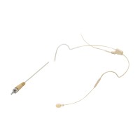 W Audio Fixed Boom Headset Microphone - 3-Pole Locking Jack for Sennheiser and Trantec Body Packs