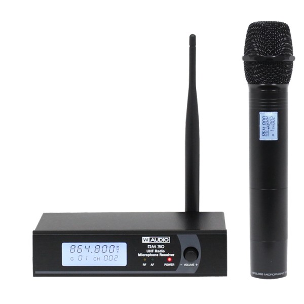 W Audio RM 30 UHF Handheld Radio Microphone System (864.8 Mhz)