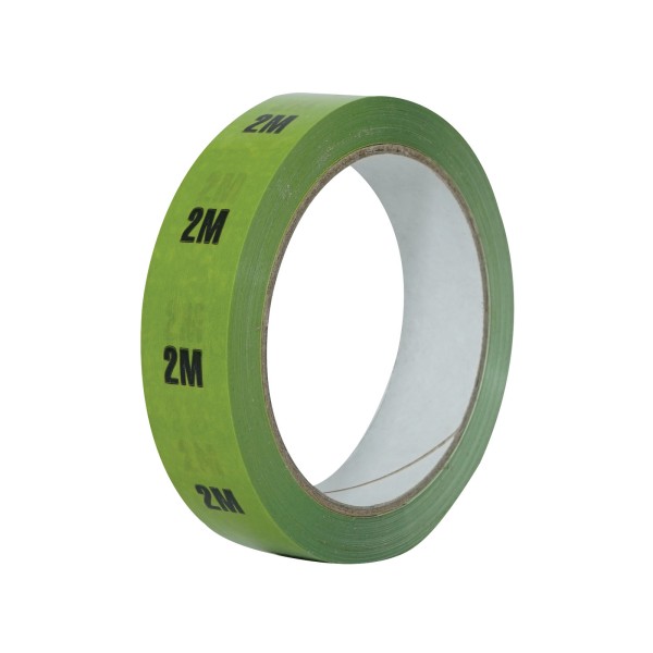 elumen8 Cable Length ID Tape 24mm x 33m - 2m Light Green