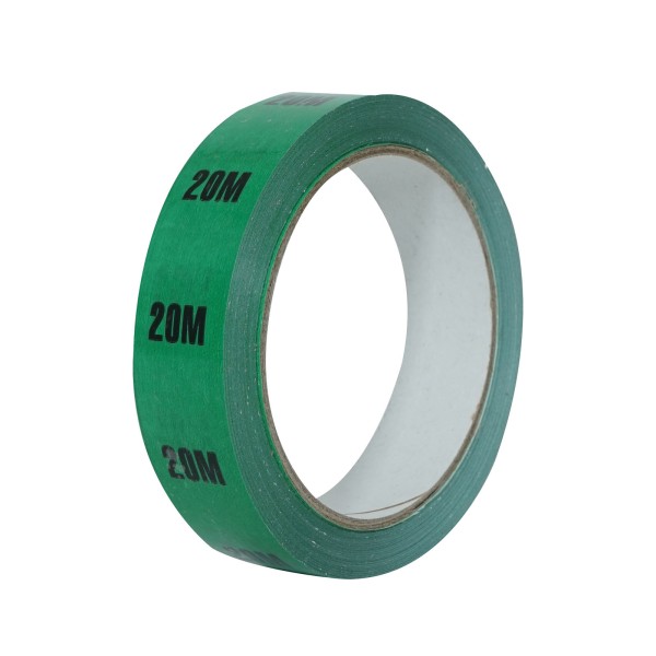 elumen8 Cable Length ID Tape 24mm x 33m - 20m Green