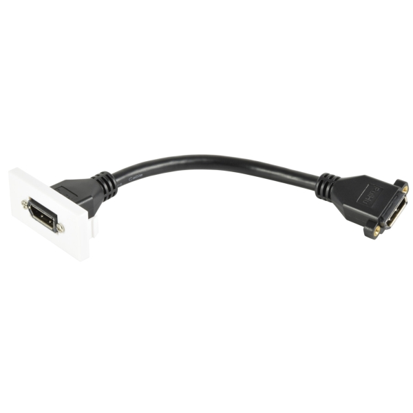 av:link Wall Plate Module - DisplayPort Socket to Female Tail