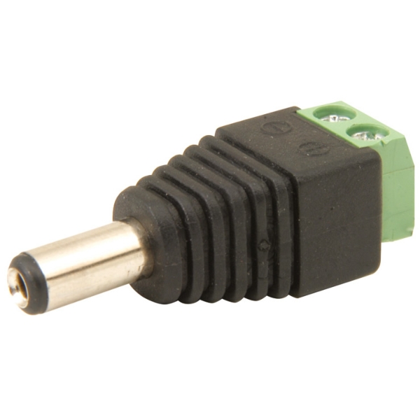 DC Plug to Screw Terminal Connectors - 2.1 x 5.5mm