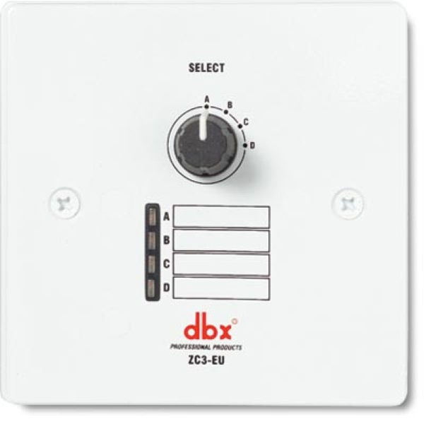 DBX ZC-3 Program Selector Zone Controller