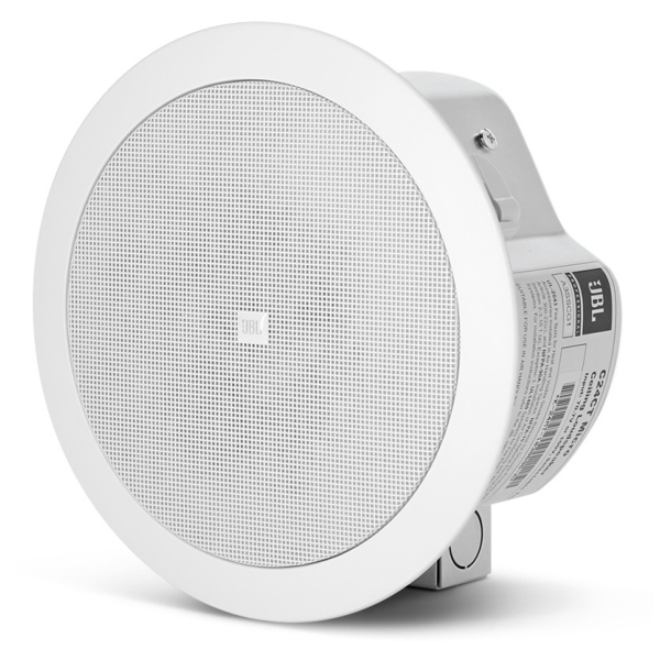 JBL Control 24CT Micro 4.5-Inch 2-Way Ceiling Speaker (Pair), 70V or 100V Line - White