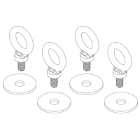 JBL EBK4 M10-20 Universal M10 Eyebolt Kit JBL EBK4 M10-20 Universal M10 Eyebolt Kit