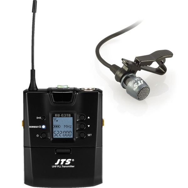 JTS RU-G3TB Body Pack Transmitter with JTS CM-501 Microphone - Channel 38 to 42
