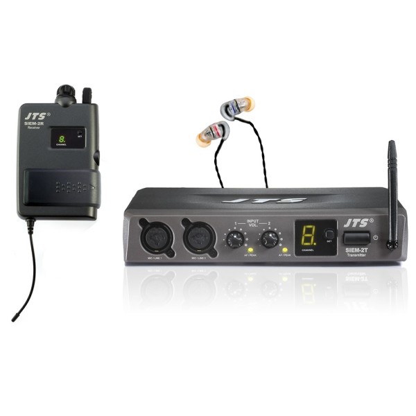 JTS SIEM-2 In Ear Monitoring Complete System, SIEM-2T, SIEM-2R & IE1 (Channel 70)