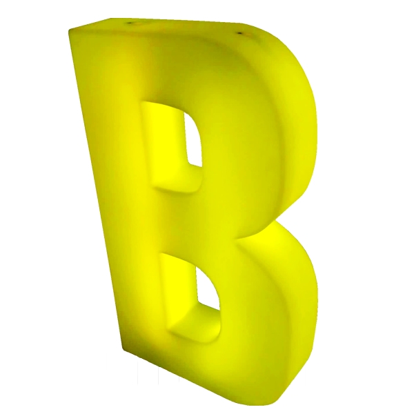 LED Alphabet Letter B