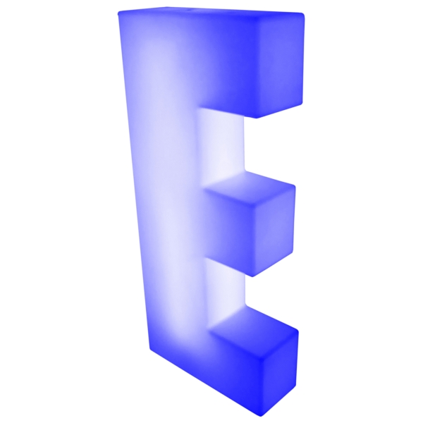 LED Alphabet Letter E