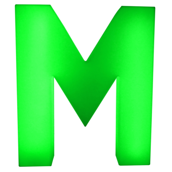 LED Alphabet Letter M
