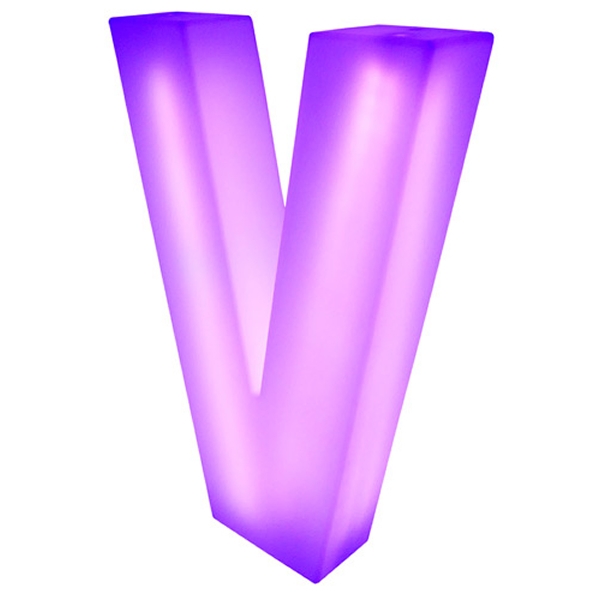 LED Alphabet Letter V