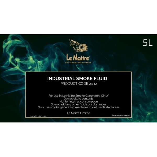 Le Maitre 2932 Industrial Smoke Fluid (4x 5 Litre)