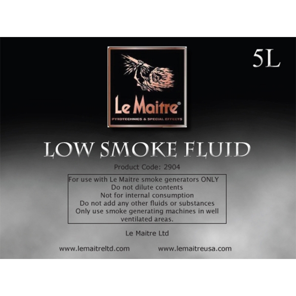 Le Maitre 2904 Low Level Smoke Fluid (5 Litre)