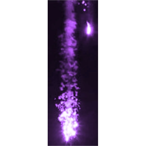 Le Maitre PP830AM Prostage II VS Multi Shot Falling Star with Tail, 25 Feet, Purple