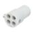 Wentex Pipe and Drape 4-Way Connector Replacement, 50.8mm Diameter - White - view 1