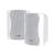 Clever Acoustics BGS 25T 4-Inch 2-Way Speaker Pair, 25W @ 8 Ohms or 100V Line - White - view 1