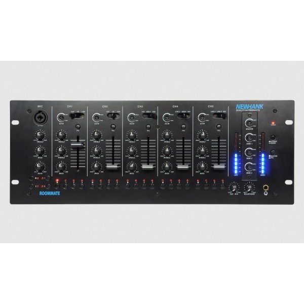 Newhank Roommate Mixer with 11 Line Inputs, 3 MIC Inputs & 2 USB IO