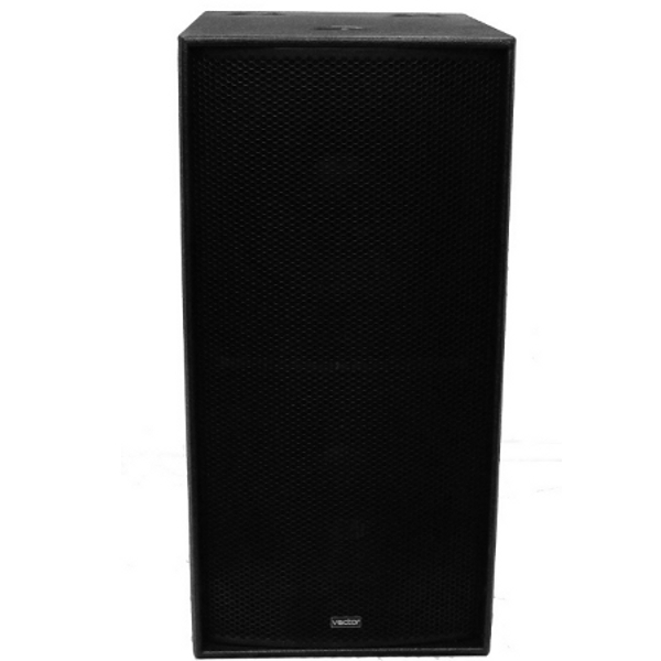 Vector WS-215 MK2 Twin 15-Inch Subwoofer, 1000W @ 8 Ohms