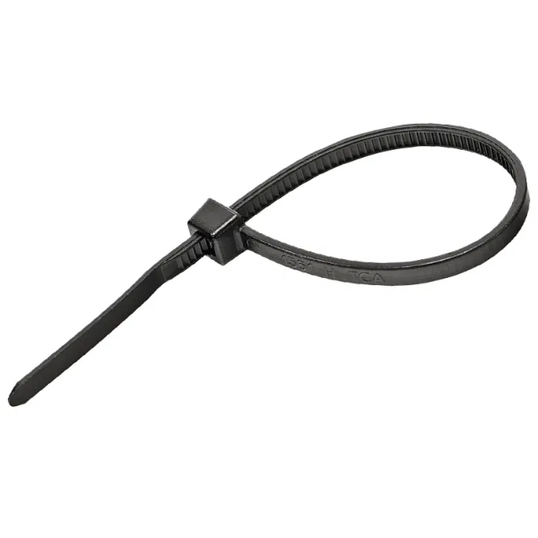 HellermanTyton UB100A-B Black Cable Ties, 100 x 2.5mm (Pack of 100)