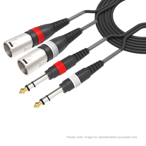 RS PRO Male 3.5mm Stereo Jack to Male 3.5mm Stereo Jack Aux Cable, Black,  500mm