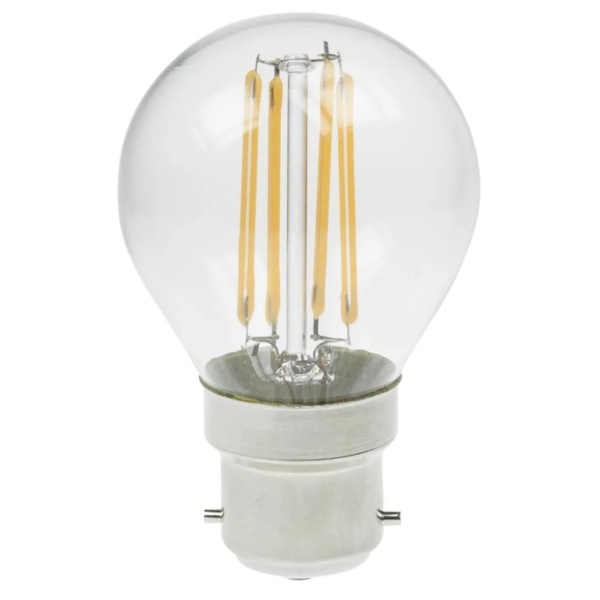 Prolite 4W Dimmable LED Filament Golf Ball Lamp 2,700K BC