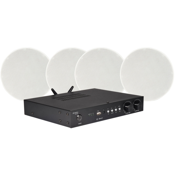 Adastra Multi-Room Smart Pack 2 with 4x SL6 Ceiling Speakers & S460-WIFI Streaming Amp