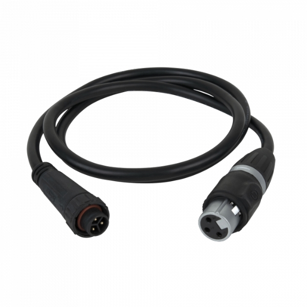 Artecta DMX Extension Cable to 3-Pin Female XLR, IP65 - 1m