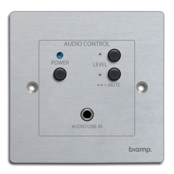 Biamp ACPR Audio Control Panel with Permanently Connected Rear Input & Front Panel Input Override