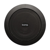 Biamp CM3T-BL 3-Inch Ceiling Speaker, 10W @ 16 Ohms or 70V / 100V Line - IP50 - Black