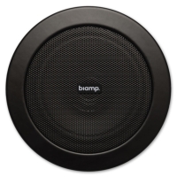 Biamp CM4-BL 4-Inch Ceiling Speaker, 15W @ 16 Ohms - IP60 - Black