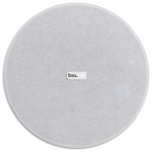 Biamp CM608D 6.5-Inch Thin Edge 2-Way Ceiling Speaker, 40W @ 8 Ohms - IP50 - White