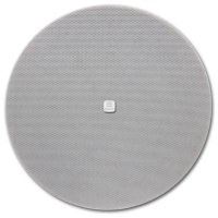 Biamp CMX20DT 8-Inch Thin Edge 2-Way Ceiling Speaker, 50W @ 16 Ohms or 70V / 100V Line - IP54 - White