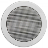 Biamp EN-CMX6T10 6.5-inch 2-Way Enclosed Ceiling Speaker, 10W @ 100V Line - IP50 - White