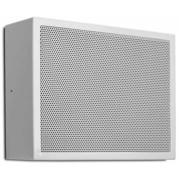 Biamp EN-SMS6MT6-W 6.5-Inch Surface Mounted Speaker, 6W @ 100V Line - IP21 - White