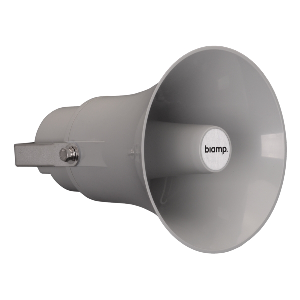 Biamp H20-G Compact PA Horn, 20W @ 8 Ohms or 100V Line - IP66 - Grey