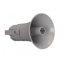 Biamp HM25-G Ultra Long Throw PA Horn, 25W @ 100V Line - IP66 - Grey