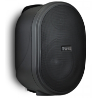 Biamp OVO5T-BL 5.25-Inch 2-Way Wall Mounted Speaker, 40W @ 16 Ohms or 100V Line - Black