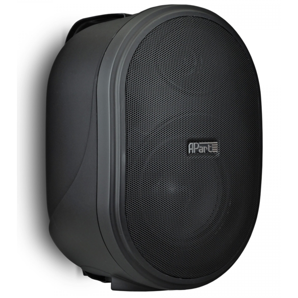 Biamp OVO5T-BL 5.25-Inch 2-Way Wall Mounted Speaker, 40W @ 16 Ohms or 100V Line - Black