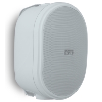 Biamp OVO8T-W 8-Inch 2-Way Wall Mounted Speaker, 80W @ 16 Ohms or 100V Line - White