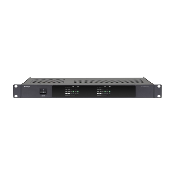 Biamp REVAMP4100 4-Channel Power Amplifier, 4x 100W @ 4 Ohms