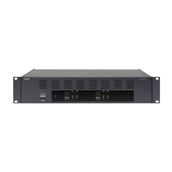 Biamp REVAMP4120T 4-Channel Power Amplifier, 4x 120W @ 4 Ohms or 35V / 50V / 70V / 100V Line