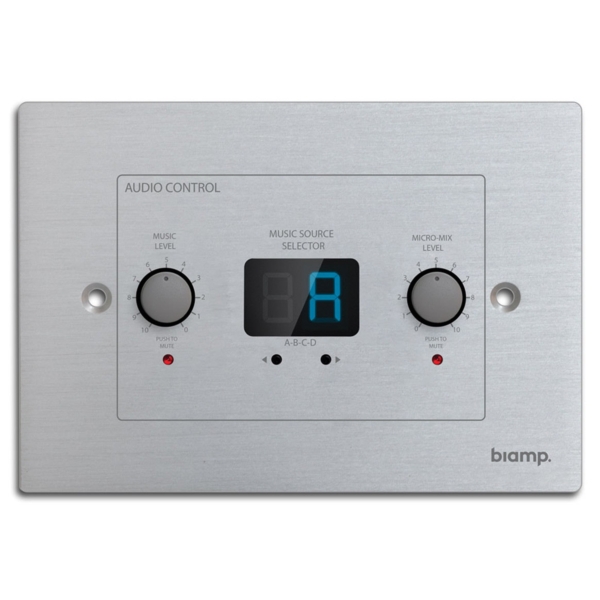 Biamp ZONE4R Remote Wall Volume & Source Control for Biamp ZONE4