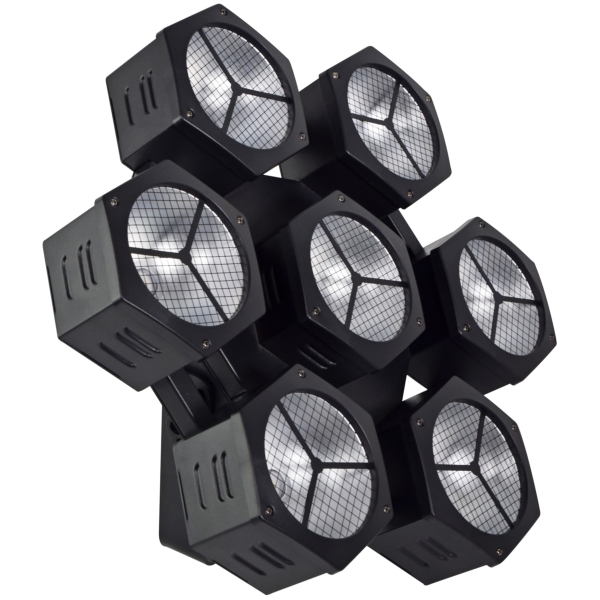 Citronic CosmoPAR COB LED RGBW PAR Cluster, 7x 40W