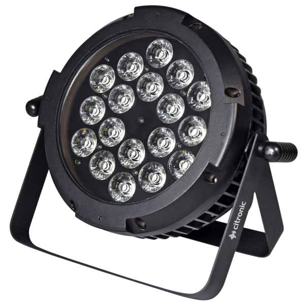 Citronic HIPAR-180 RGBWA+UV Weatherproof LED PARCan, IP65 - 140W