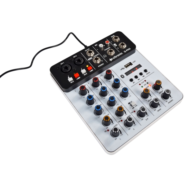 Citronic Q-PAD Mini Mixer with USB/BT and Audio Interface